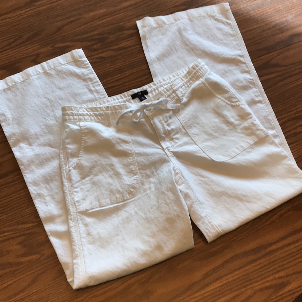 Gap - white, relaxed pant